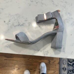 Ted Baker "Katryne" grey suede sandals, size 7.5